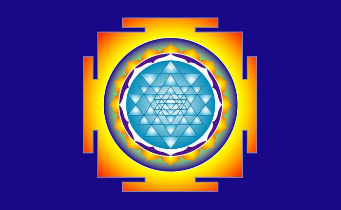 Sri Yantra graphic - incorporates golden ratio